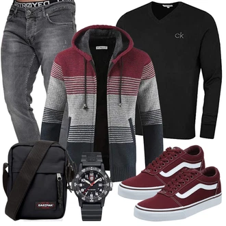 Outfit mit Rot Vans "Cool Outfit"