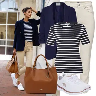 Outfit sa Smeđa/Bež/Kaki Termo Traperice/Traperice s Prorezom/Sužene Traperice/Ženske Traperice 7/8 Dužine/Skraćene Traperice/Kožna Jakna/Mom Jean/Capri Traperice/Čizma do Gležnja/High Waist Traperice/Kožne Cipele/Traperice Standardnog Kroja/Traperice Slim Kroja Only "Opušteni izgled"