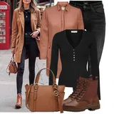 Červená Zimní Kabáty Outfity pro ženy image