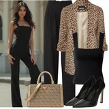 Černé topy s výstřihem na ramena outfity image