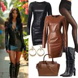 Haljine Mokri Izgled Outfiti image
