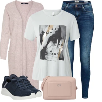 Vintage Outfit s Modrá/Lilové barvy/Tmavě modrá/Světle modrá Džíny s Dírou/Kožené Boty/Push up Džín/Džíny s Rozparkem/Džín s Nízkým Pasem/Džíny s Nízkým Sedem/Navlékací džíny/Kožená bunda/Dámské Džíny s Délkou 7/8 Only "Vkusný podzimní outfit"Look: Styl, Cool, Krásný, Bezešvé, Skromné, Vintage