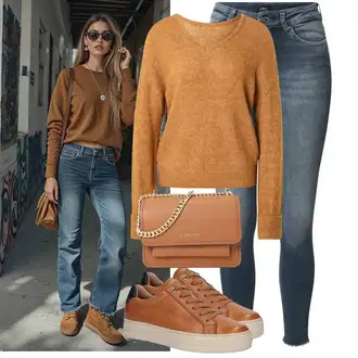 moderne Outfit sa Plava/Tamnoplava Kožna Jakna/Slip-on Traperice/Bikerske Traperice/High Waist Traperice/Termo Traperice/Push-up Traperice/Kožne Cipele/Muška Kožna Jakna/Zimska jakna/Traperice Slim Kroja/Čizma do Gležnja/Traperice s Prorezom Only "Odjeća za jesen"Look: Rap, Stil, cool, Besprijekorno, 90-ich, Prekrasan, Disko, Old Money, moderne