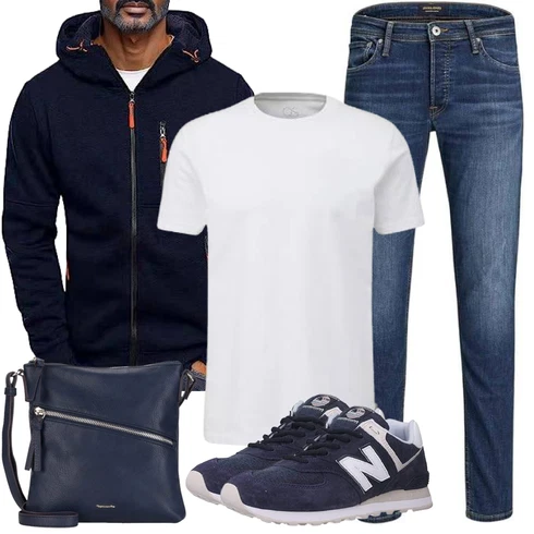 Boyfriend, Schick Dunkelblau/Schwarz KapuzenPullover/Unisex Hoodie/Hoodie/Strick Hoodie/Ausgefallener Hoodie/Sweatjacke/Pullover mit Reißverschluss/Sport Hoodie Generisch kombinierenLook: Hip Hop, Boyfriend, Casual, Sportlich, Outdoor, Dad, Workwear, Rap