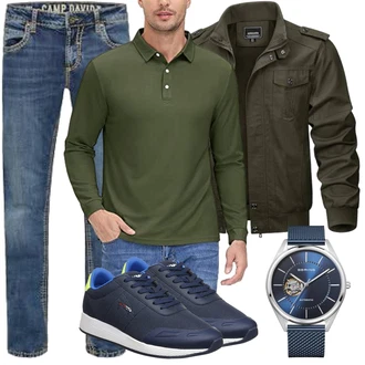 Outfit mit Sneaker Tommy Hilfiger "Herbst Outfits"