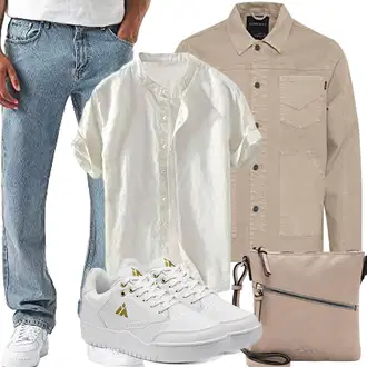 Sommer Outfits mit Weiß Kurzes Oberteil/Casual Top/Blusenoberteil/Hemdoberteil/Casual Hemd/Hemdbluse/Musselin Hemd MNSWR "Herbst Outfits"