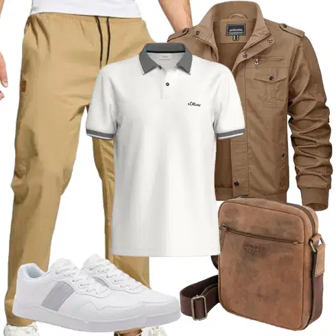 Sommer Khaki/Beige Gerade Hose/StoffHose/CargoHose/Twill Hose/SchlupfHose/Jogger Hose/Cargo-JoggingHose/Musselin Hose/KarottenHose/Boyfriend Hose/Capri/FreizeitHose/Slim Hose ZOXOZ kombinieren