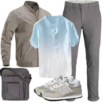 Outfit mit Grau Sneaker New Balance "Herbst Outfits"