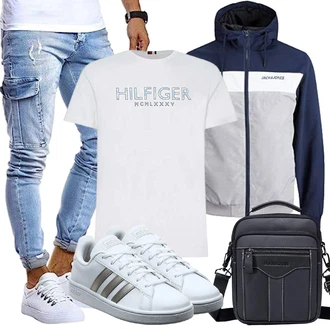 Outfit mit T-Shirt Tommy Hilfiger "Herbst Outfits"