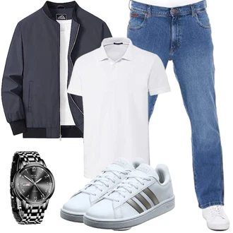 Outfit mit Schuh Sneaker Adidas "Herbst Outfits"
