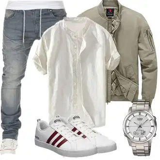 Outfit mit Schuh Sneaker Adidas "Herbst Outfits"