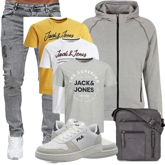 Outfit mit T-Shirt Jack & Jones "Herbst Outfits"