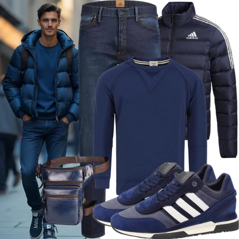 Dunkelblau/Hellblau TrekkingJacke/Nachhaltige Jacke/Parka-übergangsJacke/2in1 Jacke/SkiJacke/SchneeJacke/WinterJacke/Winter Parka The North Face kombinieren