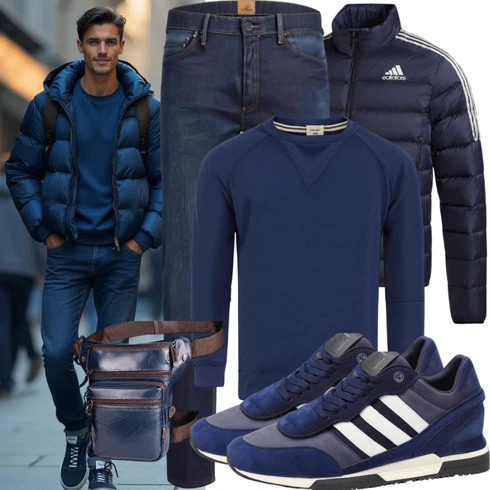 Dunkelblau/Hellblau TrekkingJacke/Nachhaltige Jacke/Parka-übergangsJacke/2in1 Jacke/SkiJacke/SchneeJacke/WinterJacke/Winter Parka The North Face kombinieren