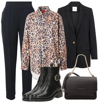 outfit mit Boss "Jesenska obleka za prosti čas"