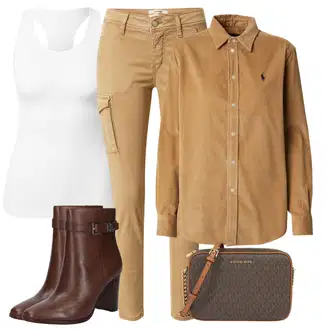 outfit mit Gang "Jesenska obleka za prosti čas"