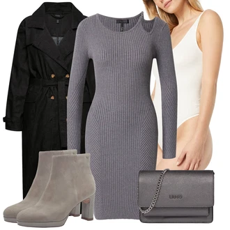 outfit mit Women's Uncategorized Ulla Popken "Jesenska obleka za prosti čas"
