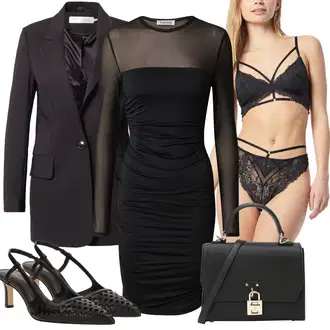 Jesenske Outfiti Debel mit Črna/Rjava/Bela Slingback Črpalka/Čevelj S Paščkom/T-steg črpalka/Vintage Črpalka MICHAEL Michael Kors "Jesenska obleka za prosti čas"