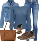 Hnědé kožené tenisky outfity image