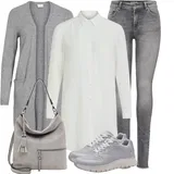 Oversize muselínové bl?zy outfity image