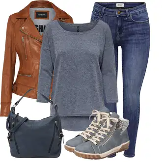 Zima Outfit sa Siva/Plava/Tamnoplava Tenisica Tenisice s patentnim zatvaračem sa strane/Zimske Tenisice/Rupičasta Tenisica/Kožna Tenisica/Tenisica Za Hodanje/Ortopedska Cipela/neformalna cipela Rieker "Savršeno za jesen"