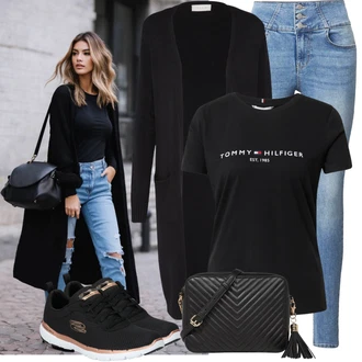Flex Appeal 3.0 Outfit s Zlatý/Černá/Hnědá Běžecká bota/Tréninková bota/Přibližovací bota/Bota na fitness/Gymnastická bota/Běžecká bota Skechers "Praktický vzhled"