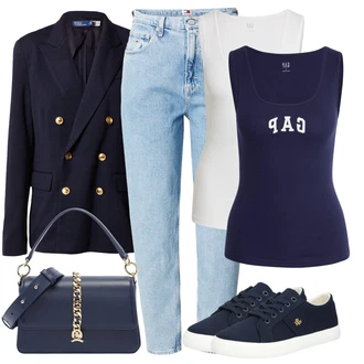 Style Outfits Skejtanje mit Temno modra/Modra Platnena superga/Superge Nizka/Ozka superga/Poletne superge Polo Ralph Lauren "Obleka za jesen"Look: Tek, Golf, Drsanje, Hoja, Skejtanje