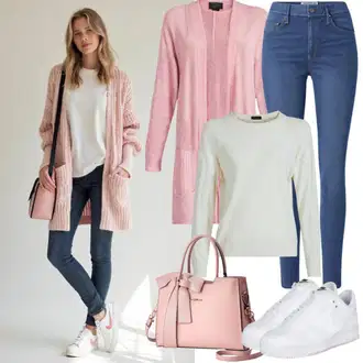 Outfit sa Plava Trapez Traperice/High Waist Traperice/Muška Kožna Jakna/Muška majica/Traperice s Prorezom/Vintage traperice/Dad Traperice/Mom Jean Trendyol "Odjevna kombinacija za jesen"