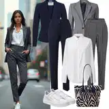 Elegantní Vlněná Saka Outfity image