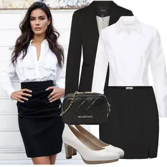 Outfit sa Crna/Tamnosiva Kožna Jakna za muškarce/Kožna Jakna za Muškarce/Kratki Sako/Casual Sako/Elegantni Sako/Sako od smokinga/Pamučni Sakoi/Kožna Jakna/Pleteni Sako/Sako Jakna/Sakoi za Bluzu/Boyfriend Sako VERO MODA "Lagana odjeća"
