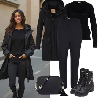 Outfity pro dešťové počasí "Perfektní pro podzim"