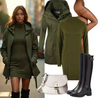 Outfity pro dešťové počasí "Perfektní pro podzim"