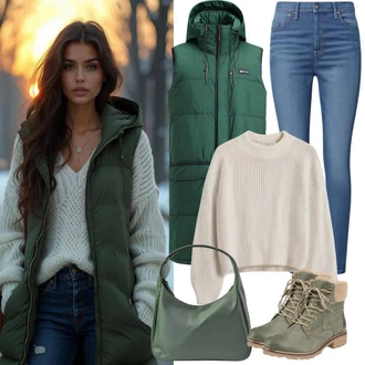 Outfit s Tmavě modrá/Modrá/Světle modrá Mom Jean/Termální Džíny/Sweat Džíny/Rovná Džína/Džíny Volného Střihu/Dámské Džíny s Délkou 7/8/Baggy Džíny/Sportovní boty/Dad Džíny/Formální Košile/Zkrácené Džíny/Kožená Pánská Bund jjxx "Podzimní volnočasový outfit"