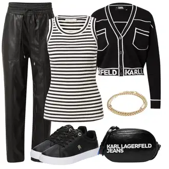 outfit mit Bež/Zlati Nakit Zapestnica/Fine verižica Tommy Hilfiger "poletna obleka"