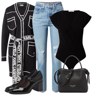 outfit mit About You "poletna obleka"