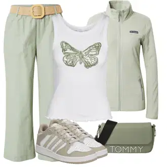 outfit mit Jakna iz Flisa Columbia "poletni videz"