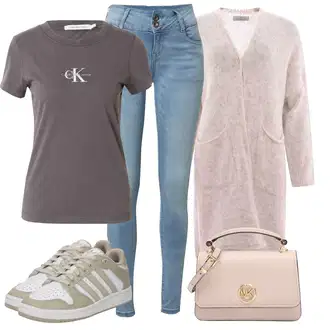 Z biseri outfit mit Roza/Rjava/Bež Torba za čez ramo/Vrečka za prenašanje/Billfold/Mini torbica/Satchel torba MICHAEL Michael Kors "Popoln za jesen"