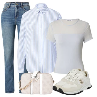 Poletje outfit mit Modra/Svetlo modra Bootcut Hlača/Jeans Pajkice/Jeggings/Hlača z Razporkom/Hlača z luknjo/Skinny Hlače/Slim Hlača/Ravna Hlača Polo Ralph Lauren "Popoln za jesen"
