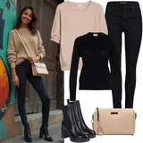 Kavbojke Visokega Pasu Jahanje outfiti za dame image