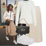 Vintage maxi sukně outfity image