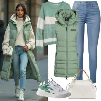 Outfit sa Bež/Žuta/Bijela/Kaki Klasična Natikača/Japanke s platformom/Teddy Tenisica/sandala s platformom/Ljetna Cipela/Espadrila mula/Teddy Papuča/Ljetna Tenisica/Espadrila s Platformom boto "Savršeno za jesen"