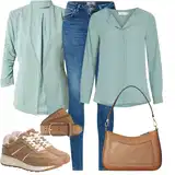 Outfity s halenkami s 3/4 rukávem image