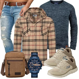 Outfit mit Rosa Unkategorisiert Skechers "Street Style Outfit"