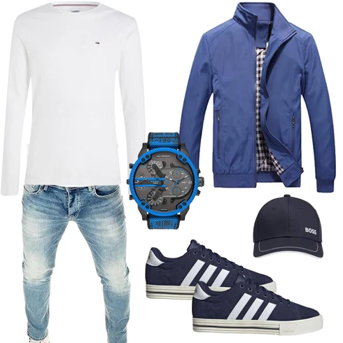 DunkelBlau/Blau/Grau Langlaufjacke/Ripstopjacke/Herbstjacke/Innenfutter Jacke/2in1 Jacke/Sportjacke/Leichte Jacke/Sommerjacke/Nylonjacke/Jacke mit Seitlichem Reißverschluss/Frühlingsjacke Allthemen kombinieren