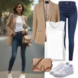Bílé tenisky ve stylu Old Money Outfity image