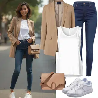 Šik Outfit s Tmavě modrá/Modrá Džíny Kožená bunda/Push up Džín/Kožené Boty/Džíny s Rozparkem/Slim Fit Džíny/Dámské Džíny s Délkou 7/8/Zimní bunda/Džíny s Nízkým Sedem/Kotníková Bota Street One "Stylový Vzhled pro Volný Čas"Look: Indoor, Skromné, Klasické, Elegantní, Bezešvé, Moderní, Glamourové, Šik, Krásný, Fancy, Premium, Trendový, Sportovní, Ležérní, Chytrý příležitostný
