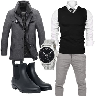 Outfit mit Pullunder iClosam "Buro Outfit"