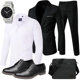 Outfit mit Rosa/Fliederfarben siliteelon "Business Outfit"