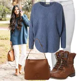 Outfity se šedými legínami image