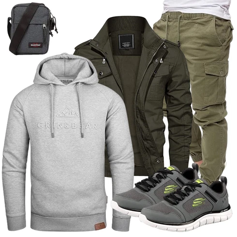 Grün Accessoire/Jacke Winter Parka KEFITEVD kombinieren